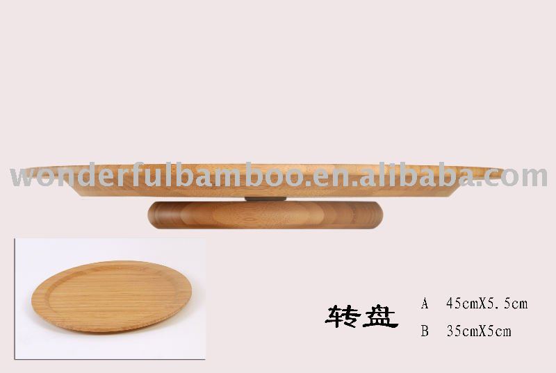 ターンテーブル竹-テーブルトップディスプレイ問屋・仕入れ・卸・卸売り