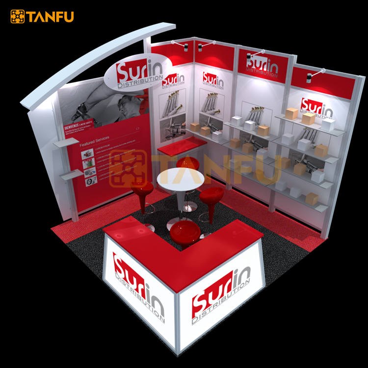 Tanfu 10 × 10 または 3 × 3 アルミ展示会ディスプレイ ブース用博覧会-問屋・仕入れ・卸・卸売り