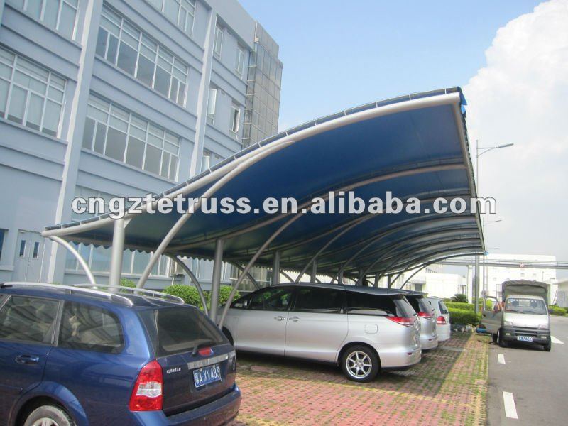 駐車場のテント、 の膜構造の天蓋-展示会用テント問屋・仕入れ・卸・卸売り