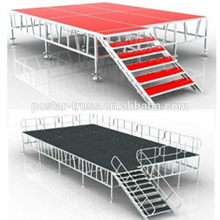 最高の販売4ft x8ft安い屋外モバイルステージ用販売-ディスプレイ用トラス問屋・仕入れ・卸・卸売り