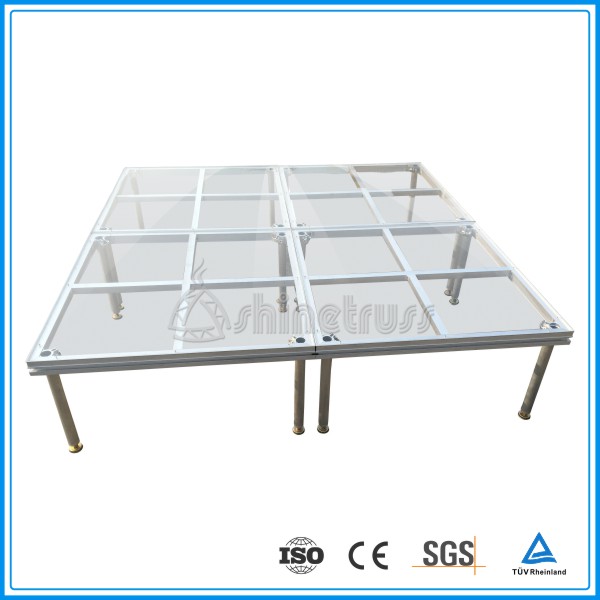 アクリル透明な床アルミアクリルステージプラットフォーム-ディスプレイ用トラス問屋・仕入れ・卸・卸売り