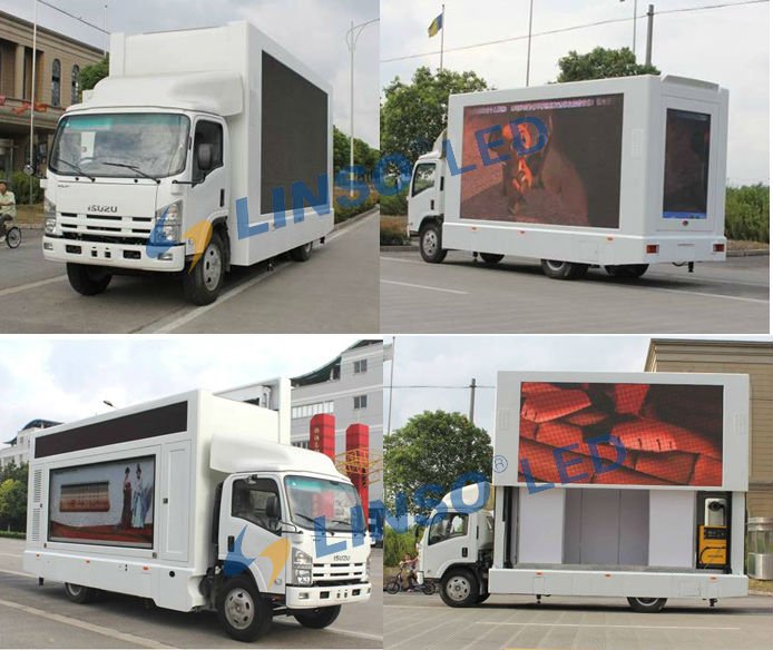 led広告のためのトラック、 車両デジタルledスクリーンを率いて-広告用スクリーン問屋・仕入れ・卸・卸売り
