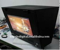 22インチ2画面液晶デジタルサイネージガソリンスタンド用-広告用スクリーン問屋・仕入れ・卸・卸売り