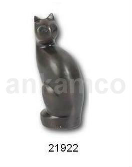 キャラコ背の高い猫真鍮ペット骨壷-葬祭用品問屋・仕入れ・卸・卸売り