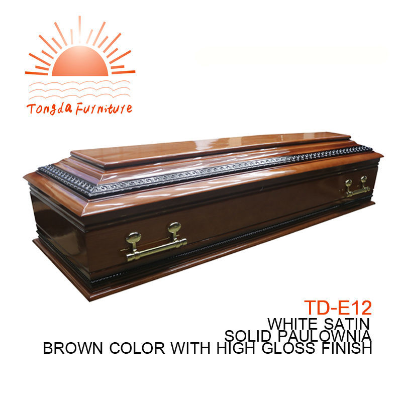 TD-E12古典よく刻まれた木製ホットヨーロッパcofin-葬祭用品問屋・仕入れ・卸・卸売り
