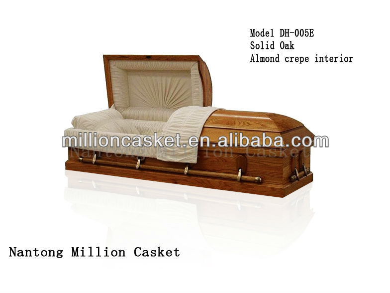ソリッドオークアメリカンスタイルの木製の棺-葬祭用品問屋・仕入れ・卸・卸売り