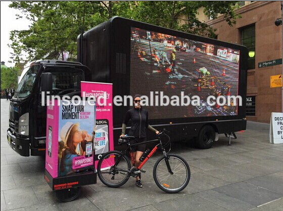 上海linso yeesoモバイル広告ledディスプレイトラック、ledディスプレイ車用販売-その他広告用設備問屋・仕入れ・卸・卸売り