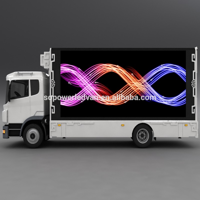 Sopower携帯ledトラック中型デジタルled広告ヴァンitruck 8-問屋・仕入れ・卸・卸売り