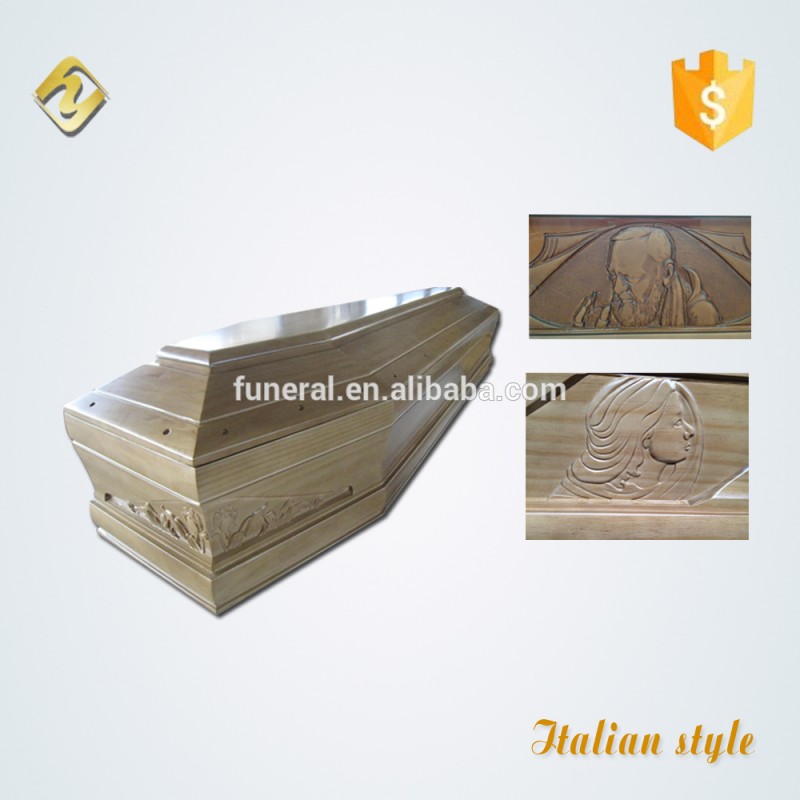 安い木材棺でカスタム美しい彫刻-問屋・仕入れ・卸・卸売り