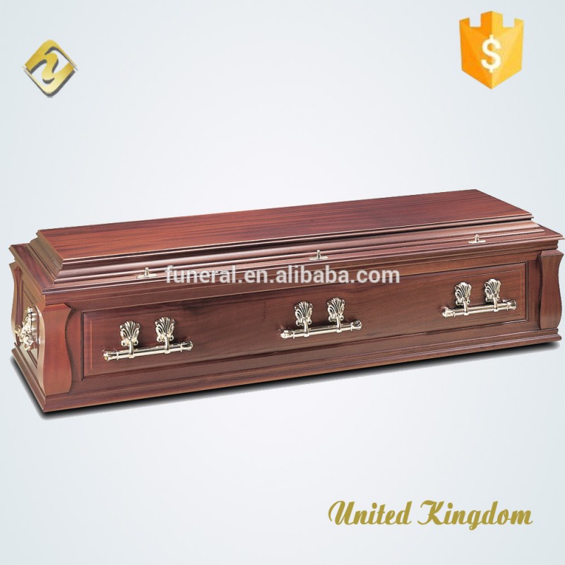 伝統的な英語棺木材ベニヤ棺で棺ハードウェア-葬祭用品問屋・仕入れ・卸・卸売り