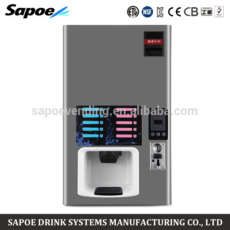 Sapoe 5ホットと5コールド商業自動コイン式のコーヒー自動販売機-自動販売機問屋・仕入れ・卸・卸売り