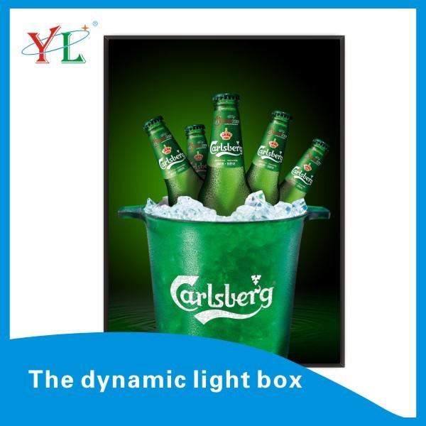 2015で新しいダイナミックなビールの広告のライトボックスを点滅-ライトボックス問屋・仕入れ・卸・卸売り