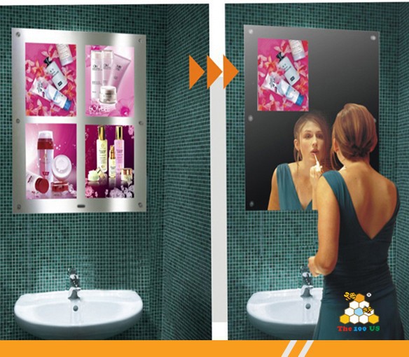 2015浴室ledセンサーマジックミラーのライトボックスadvertismentのために-ライトボックス問屋・仕入れ・卸・卸売り