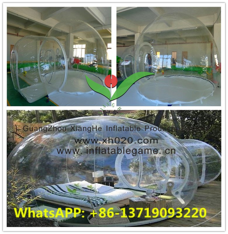 新しい透明インフレータブルバブルロッジテント5.4ミリリットルでトンネル-広告用バルーン問屋・仕入れ・卸・卸売り