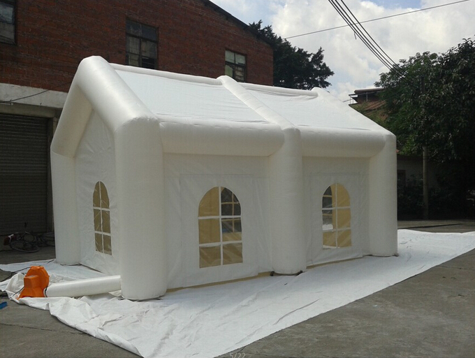 白い色インフレータブル結婚式の テント 、 明確な インフレータブル芝生テント用販売-問屋・仕入れ・卸・卸売り
