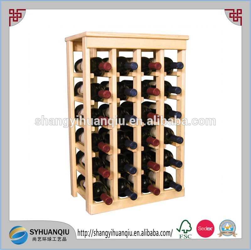 手作り木製ワイン収納ラック棚cn-ディスプレイラック問屋・仕入れ・卸・卸売り