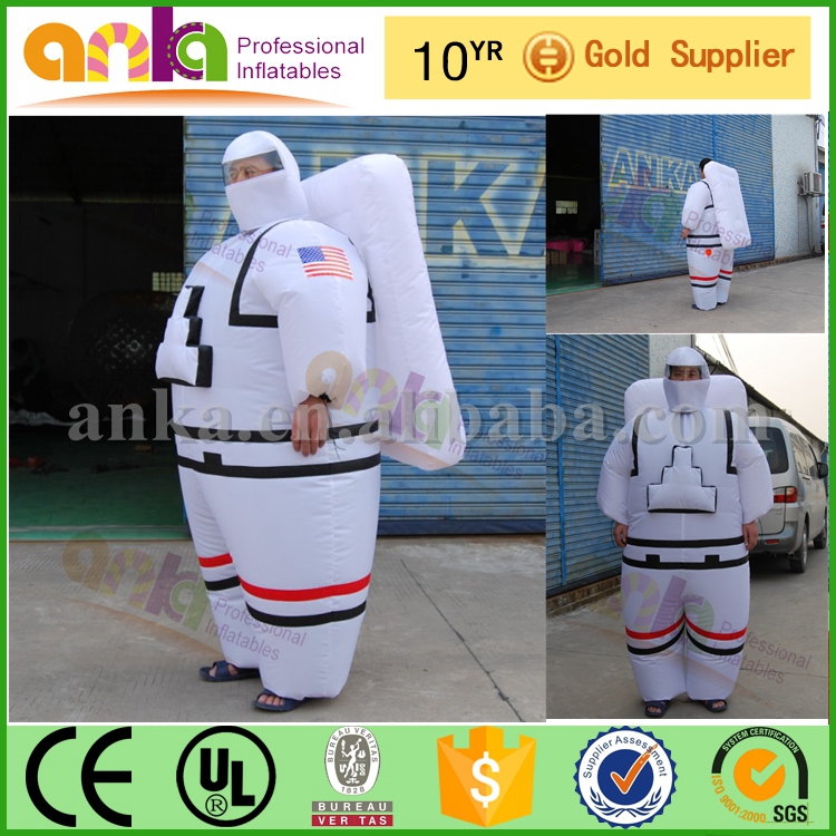 カスタムインフレータブルコスチューム宇宙飛行士( 手作り、 ライフサイズ、 アンカ)-広告用バルーン問屋・仕入れ・卸・卸売り