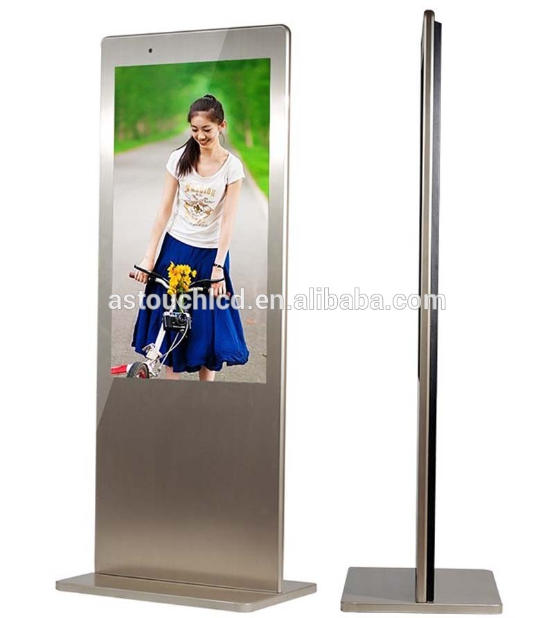 フロアスタンドwifi 55インチ液晶広告タッチスクリーンデジタル看板トーテム価格-広告用ディスプレイ問屋・仕入れ・卸・卸売り
