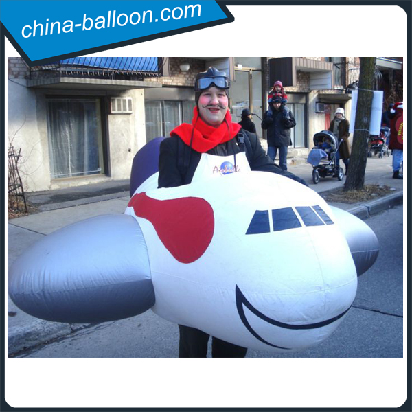 インフレータブルの飛行機costume/かわいい衣装成人飛行機を歩く-広告用バルーン問屋・仕入れ・卸・卸売り