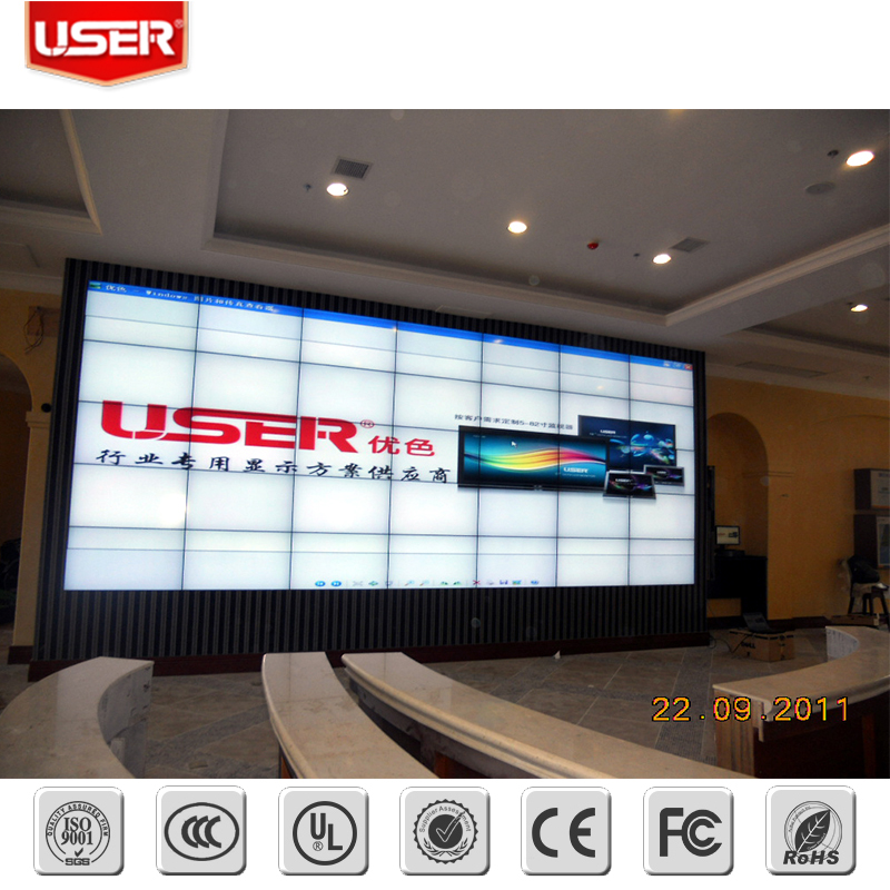 ビデオウォールディスプレイで5.3ミリメートル超狭いベゼルledバックライト用広告液晶videowall-広告用ディスプレイ問屋・仕入れ・卸・卸売り