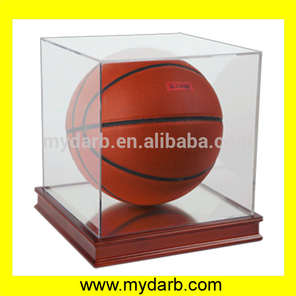 木製台座透明なアクリルディスプレイケースボール-ディスプレイラック問屋・仕入れ・卸・卸売り