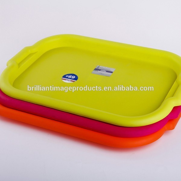 プラスチックサービングトレイ、 coloful食品トレイ-トレー類問屋・仕入れ・卸・卸売り