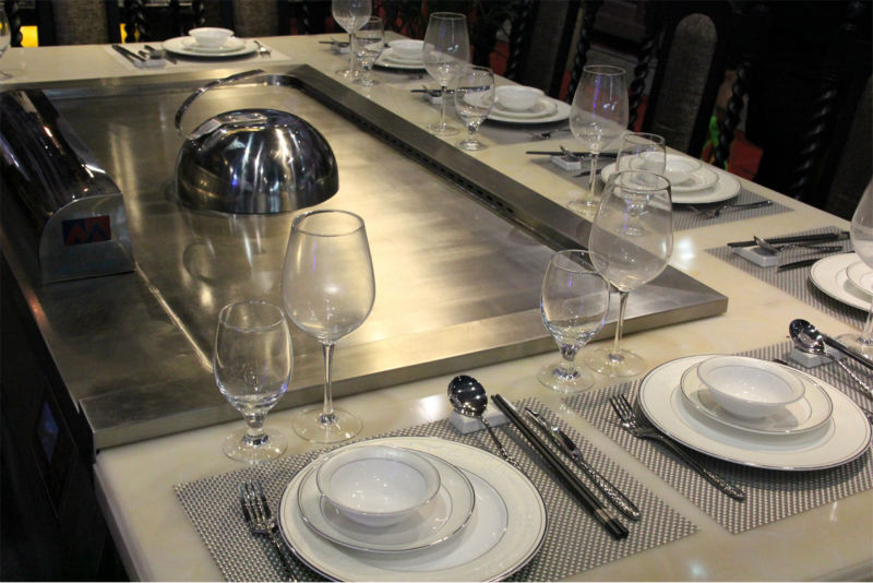 長方形無煙鉄板焼き/火鉢機器用restaurant69-問屋・仕入れ・卸・卸売り