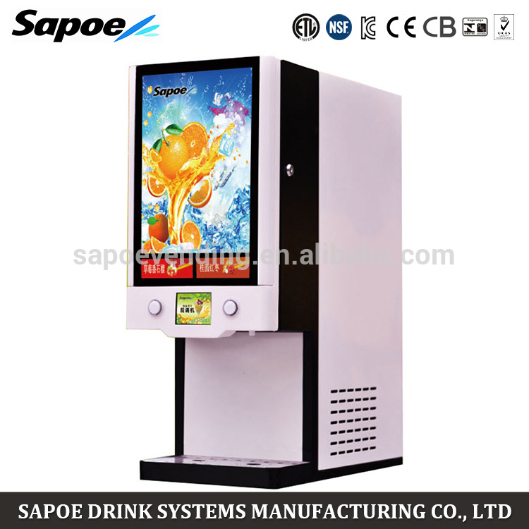 Sapoe SJ-71402S 9.8L容量2フレーバー商業自動使用フルーツジュース自動販売機-ドリンクディスペンサー問屋・仕入れ・卸・卸売り