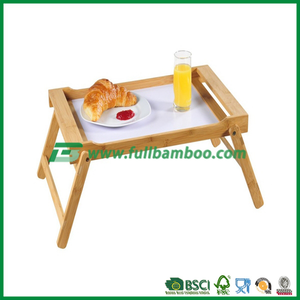 朝食fb1-3044木製サービングトレイ竹折りたたみベッド用テーブル-トレー類問屋・仕入れ・卸・卸売り