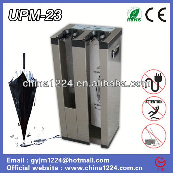 New stainless steel umbrella bags dispenser small upholstery cleaning machine-傘袋装着機問屋・仕入れ・卸・卸売り