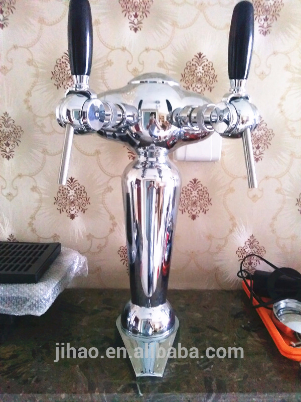 ステンレス鋼の蛇口色2テーブルトップドラフトビールタワー-ドリンクディスペンサー問屋・仕入れ・卸・卸売り