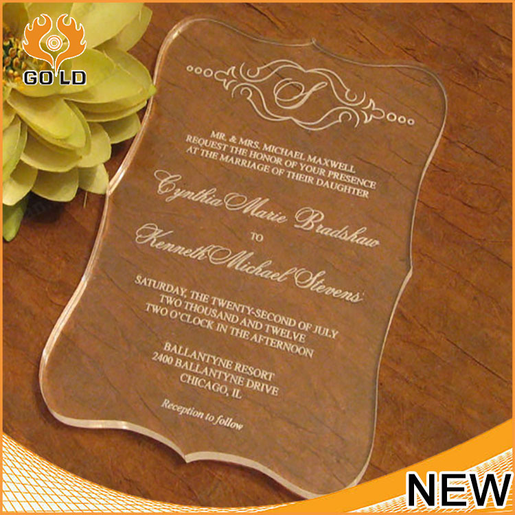 トップグレードラグジュアリー蝶の結婚式の招待カード、 シーク教徒の結婚式の招待状-ブライダル用品問屋・仕入れ・卸・卸売り