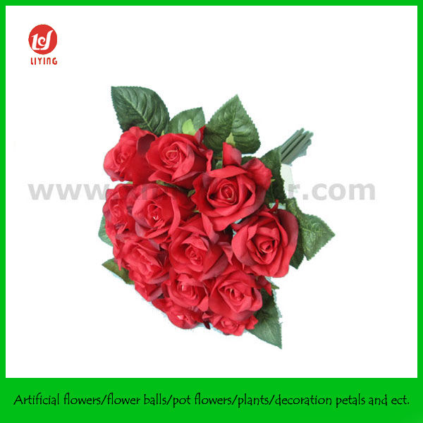 赤いバラの花束の結婚式のセンターピース-ブライダル用品問屋・仕入れ・卸・卸売り