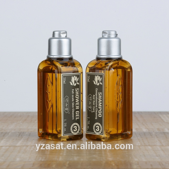 工場価格使い捨て50ミリリットルホテルボトルシャンプーとシャワージェル-ホテルアメニティー問屋・仕入れ・卸・卸売り