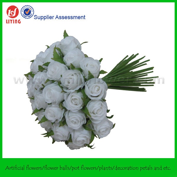 バラの花束36ヘッドホワイト結婚式の人工的な花のためのセンターピース-ブライダル用品問屋・仕入れ・卸・卸売り