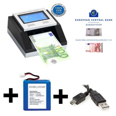 偽造紙幣の検出器ecパック350ユーロecbバッテリーpassusbケーブル-その他金融関連設備問屋・仕入れ・卸・卸売り