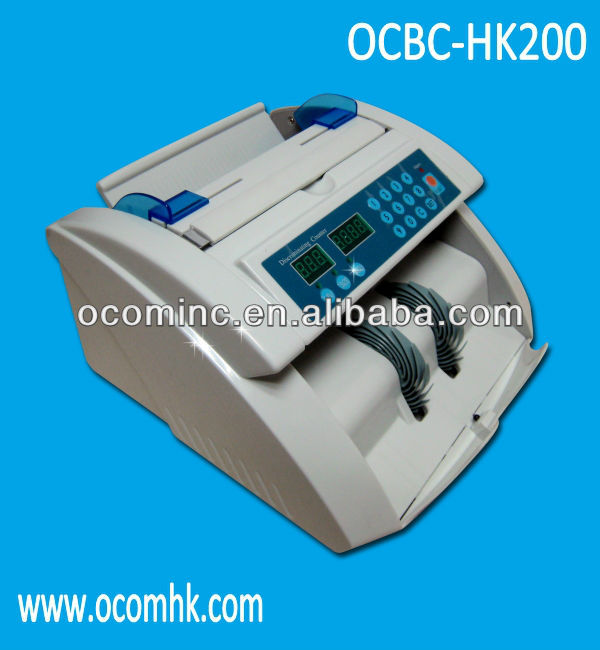 使用して簡単・uvmg自動ミックス手形のお金のカウンター( ocbc- hk200)-紙幣鑑別機問屋・仕入れ・卸・卸売り