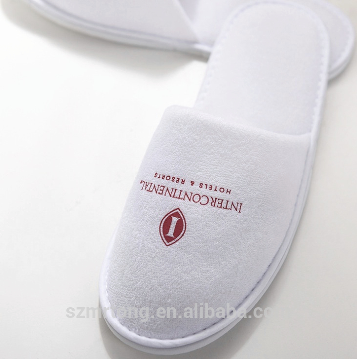 高品質使い捨てホテルスリッパカスタマイズされた刺繍でロゴ-ホテルアメニティー問屋・仕入れ・卸・卸売り