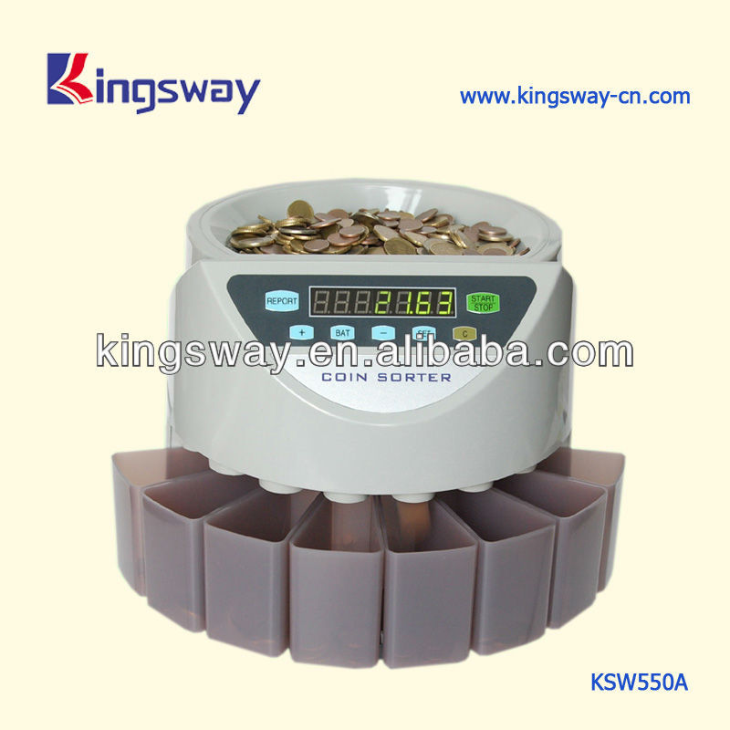 電子コインカウンター2013hkドル( ksw550a)-硬貨計数機、選別機問屋・仕入れ・卸・卸売り