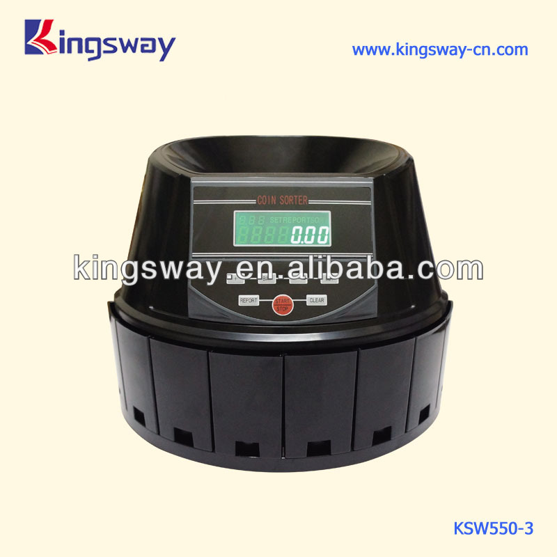 自動カウントコインマシンマレーシア( ksw550- 3)-硬貨計数機、選別機問屋・仕入れ・卸・卸売り