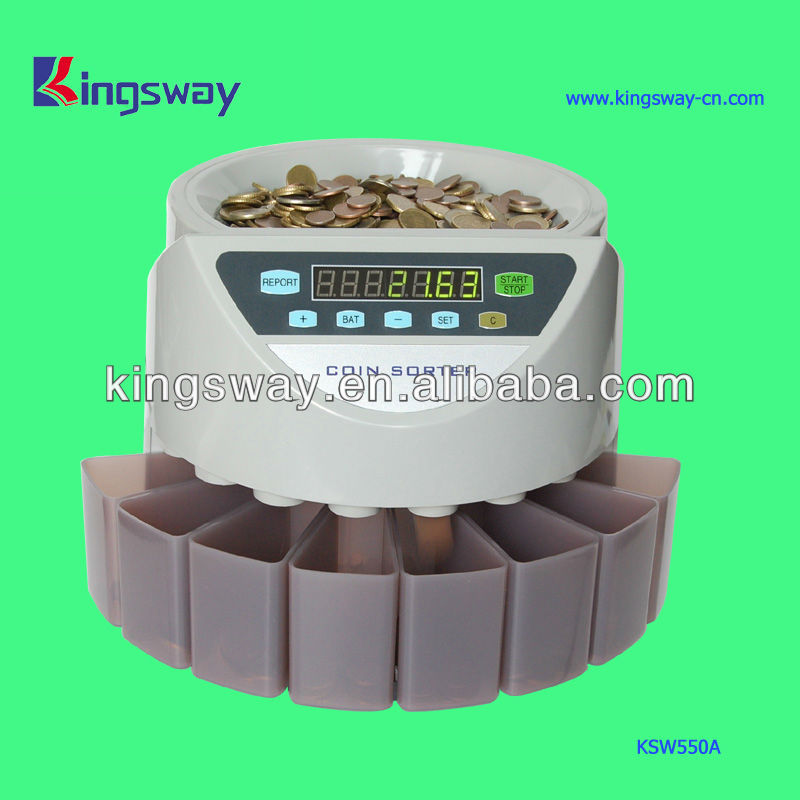 電子2013アメリカのコインカウンター( ksw550a)-硬貨計数機、選別機問屋・仕入れ・卸・卸売り