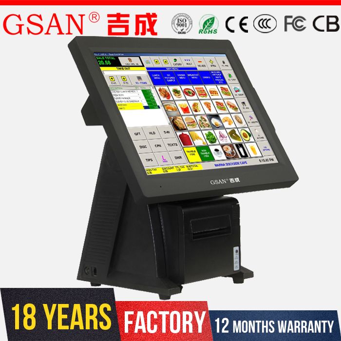 GS-T3 2016新しい モデル 15 インチ タッチ スクリーン オールインワン pos システム-POSシステム問屋・仕入れ・卸・卸売り