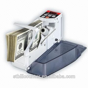ポータブルバッテリーv40/size190*49*90mmプラグミニコンパクトの通貨のカウンター-紙幣計数機問屋・仕入れ・卸・卸売り