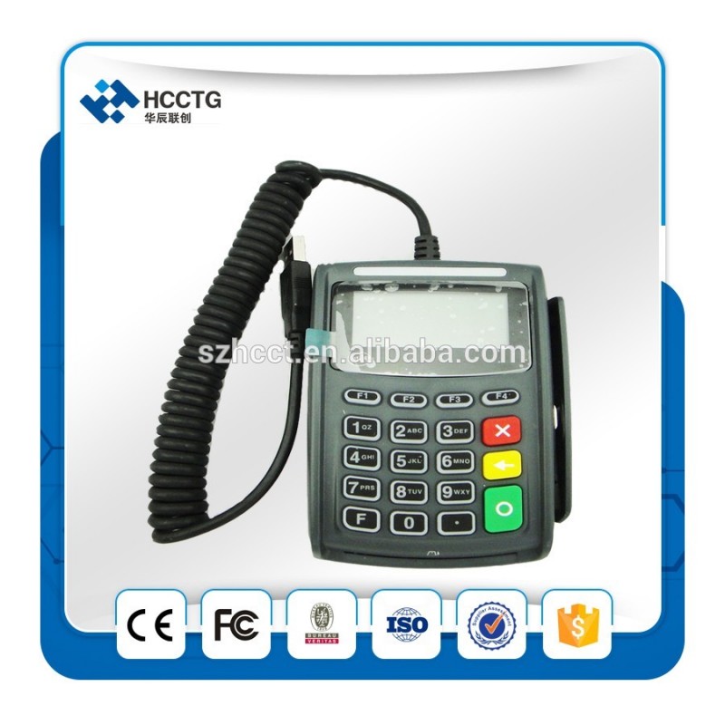 Emv・pci3.0黒い色e- 支払pinpad-- e4020n-POSシステム問屋・仕入れ・卸・卸売り