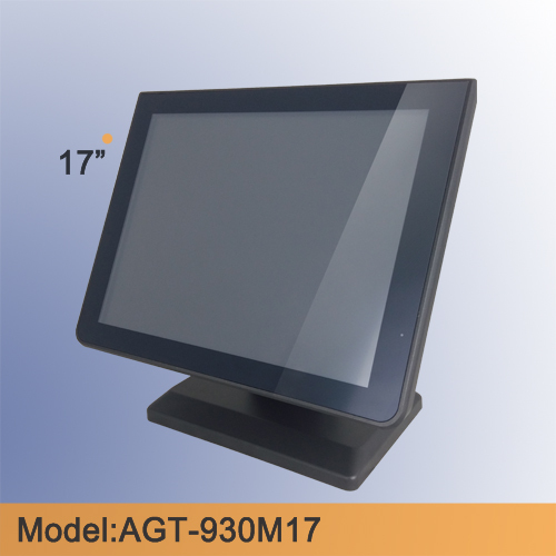 インチのタッチスクリーンのモニター17真平らなタッチ水やほこりの多い証拠証拠posモニタhihg品質agt- 930m17-POSシステム問屋・仕入れ・卸・卸売り