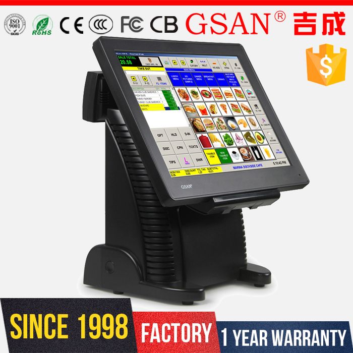 GS-3065タワー15インチのタッチスクリーンposシステムレジ-POSシステム問屋・仕入れ・卸・卸売り