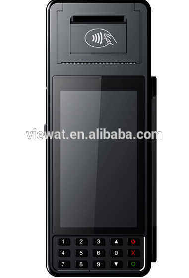 Protableのアンドロイドpos端末、タブレットpos、pinpad、アンドロイド4.2で指紋、プリンタ1d/2dバーコードスキャナ、3グラム、無線lan、ネットワーク-POSシステム問屋・仕入れ・卸・卸売り