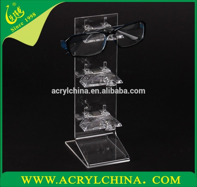 エレガントなデザインのメガネディスプレイ、 pmmaのサングラスラック4ペアのサングラスのための、 中国のプレキシガラスメガネホルダー-その他サービス関連設備問屋・仕入れ・卸・卸売り