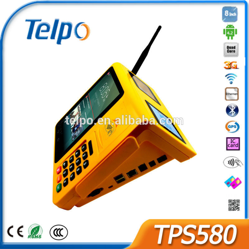 新技術telpoa9クワッドコアアンドロイド4.2pos端末tps580windowsceワイヤレスオールインワンタッチposターミナル-POSシステム問屋・仕入れ・卸・卸売り