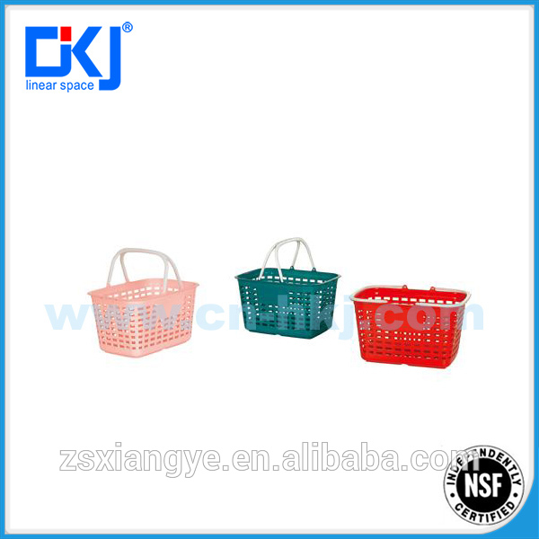 XYB-607 23lプラスチック買い物かごで高品質-ショッピングバスケット問屋・仕入れ・卸・卸売り